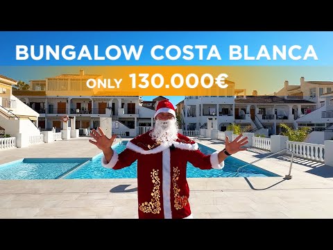 🔥 HOT 🎄NEW YEAR 🎄 OFFER 🔥Bungalow on the Costa Blanca in a cozy urbanization with pool in Torrevieja