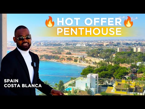 🔥HOT OFFER🔥Explore Punta Prima&#39;s MOST LUXURIOUS Penthouse Apartment with sea views Costa Blanca