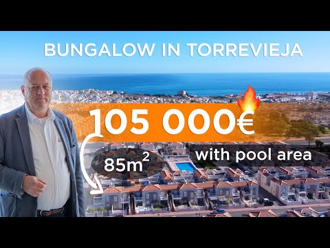 🔥 Hot offer 💰 Bungalow with community pool and parking close to all services in Torrevieja 🌴