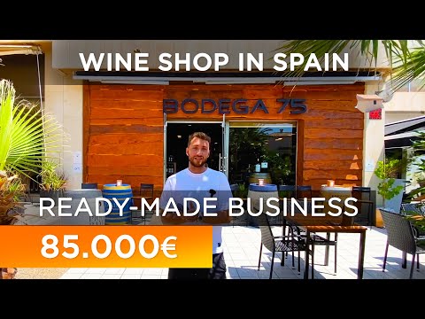 Business 💲🌊🌴 Wine shop close to the beach in sunny Spain 💰 Ready-made business