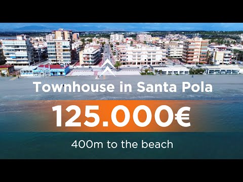 Townhouse in Spain 🌴 Duplex in Santa Pola just 400m to the beach with huge outside space
