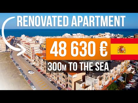 🔥 Low price property 💰 Renovated apartment in Torrevieja 300 m from the beach of La Mata (Alicante)