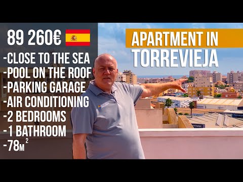Apartment for sale in Spain 🌴 Apartment with pool on the roof and with a garage in Torrevieja