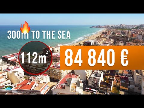 Buy a property in Spain 🌴 Penthouse in La Mata in Torrevieja just 300 m to the beach with white sand