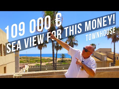 💰 Interesting offer 🔥 Townhouse in Torrevieja with sea views from the private solarium