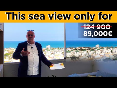 💰 Low price property 🔥 Apartment with magnificent sea views in Torreblanca, Torrevieja, Spain