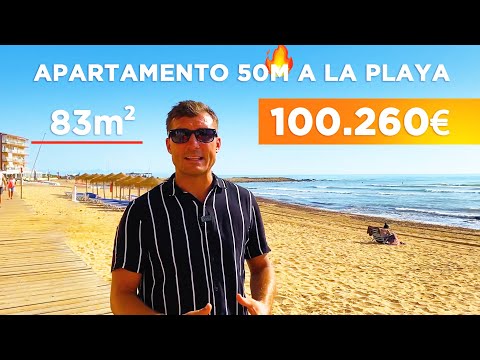 Apartamento playa 🌊🌞 Piso 50m a la playa con vistas al mar en La Mata - Torrevieja la Costa Blanca