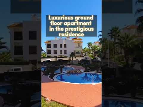 LUXURY OFFER 💥 Luxurious ground floor apartment in the prestigious Residence Marjal Beach #shorts