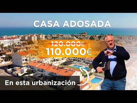 Casa adosada 110.000€ 🌊🌴 Piso en Torrevieja en la urbanización Torreblanca con piscina comunitaria