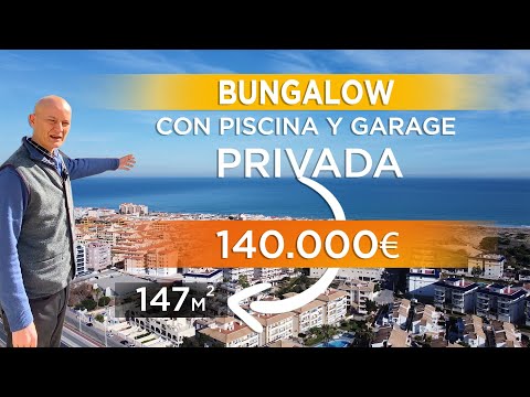 💰 Oferta caliente 🔥 Bungalow con piscina privada y gran terraza en La Mata en Torrevieja 🌴