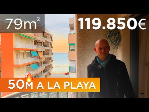 🌊 Apartamento playa 🌴 con vistas y junto al mar muy cerca de la playa Los Locos en Torrevieja