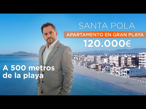 🌊 Apartamentos playa 🌴 Apartamento junto al mar muy cerca de Gran Playa en Santa Pola (Alicante)
