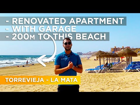 Buy a property in Torrevieja 🌊🌴 Apartment with garage just 200m to the beach of La Mata - Torrevieja