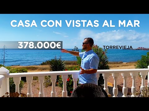 Casa playa 🌊🌴 Villa con vistas al mar de 3 dormitorios cerca de la Playa de La Mata en Torrevieja