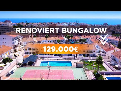 Bungalow in Torrevieja 🌴🦜 Bungalow RENOVIERT mit Gemeinschaftspool in Torrevieja