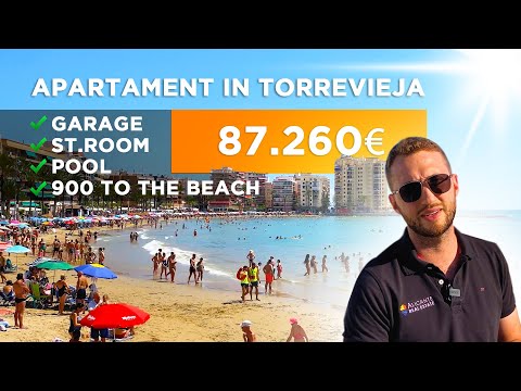 Property close to the sea 🌊🌴 Apartment with pool and garage very close to the beach in Torrevieja