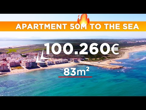 Property in Spain (Torrevieja) 🌊🌴 Apartment just 50m to the beach of La Mata on the Costa Blanca