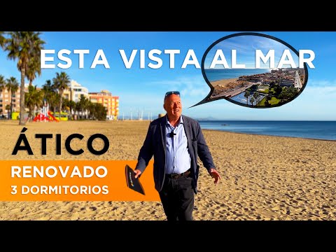 ÁTICO EN PRIMERA LÍNEA 🔥 Apartamento a 50m de la playa con piscina comunitaria en Torrevieja