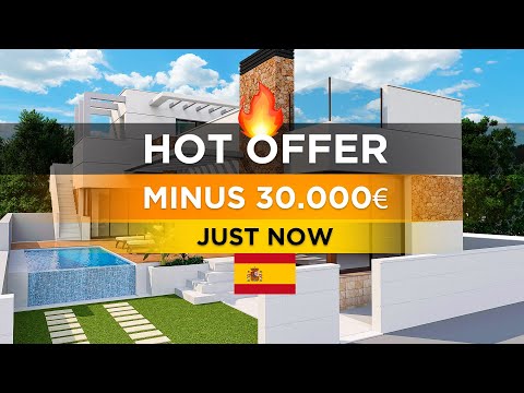 🔥 HOT OFFER -30.000€ 🔥 Modern new construction villa with private pool in Benijofar, Alicante
