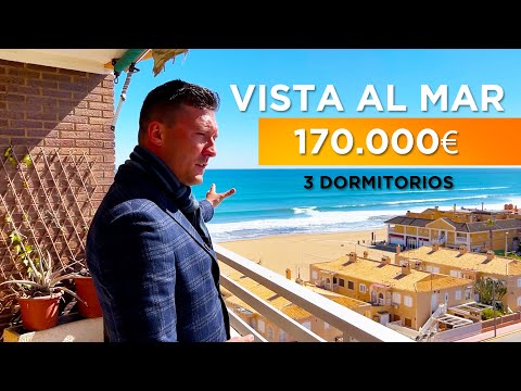APARTAMENTO PLAYA 🌊🌴 Apartamento con vistas al mar en primera linea de la playa en Torrevieja