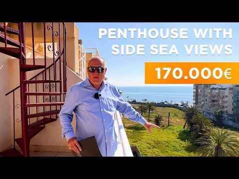 Penthouse in Torrevieja 🌴 Penthouse with side sea views and private solarium in Torrevieja