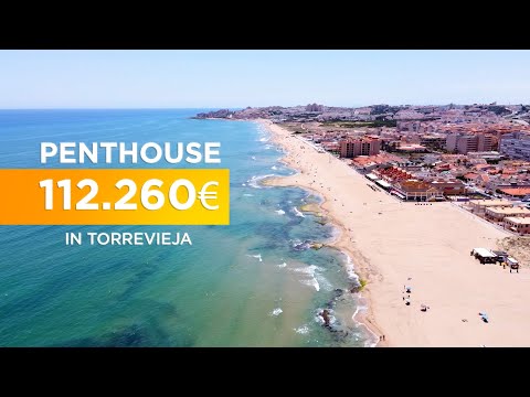 Ferienwohnung in Torrevieja 🌴🦜 PENTHOUSE 300m vom Strand in La Mata in Torrevieja