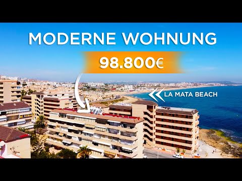 Wohnung am Meer 🏡🌞 Apartment mit Meerblick direkt am Strand in La Mata, Torrevieja
