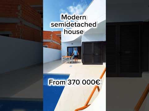 🏡Modern semidetached house, 370 000€ #alicanterealestate