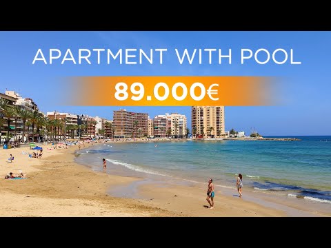 🔥 HOT OFFER 🔥 Apartment in Torrevieja ! 89.000€ ! with 2 bedrooms and comunity pool