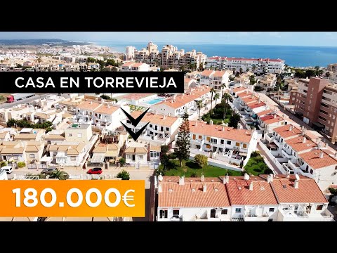 Preisgünstiges Haus in Spanien 🏡🌞 Schönes Reihenhaus mit spektakulärem Meerblick in Torrevieja