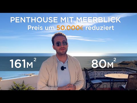 Penthouse mit atemberaubendem Meerblick 🌊️🌴im Zentrum von La Mata in Torrevieja und direkt am Strand