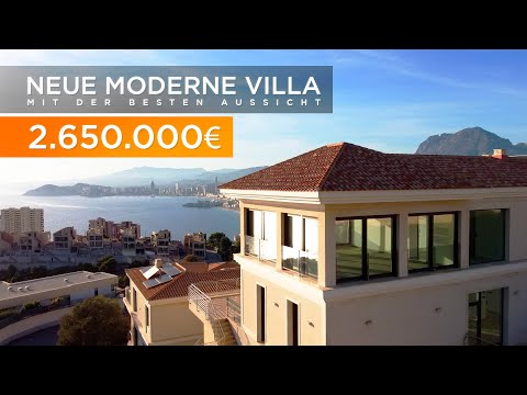 2.650.000 € 💰 Luxuriöse Villa in Spanien an der Costa Blanca 🌴 Haus in Benidorm