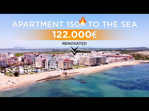 Property close to the sea just 150m 🌊️🌴 Renovated apartment on the second line of the La Mata beach