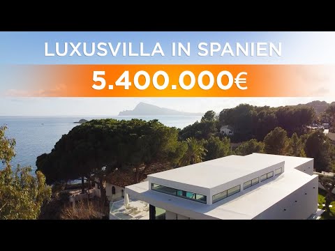 5.400.000€ 💰 Luxuriöse Villa in erster Linie in Spanien in Altea 🌴 Neubauvilla an der Costa Blanca