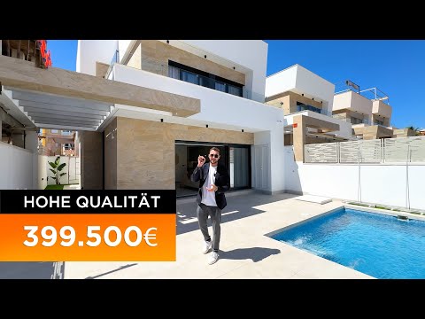 Neubau-Villa in Spanien 🌊🌴 Villa in Spanien mit hochwertigen Ausbaumaterialien zu einem guten Preis