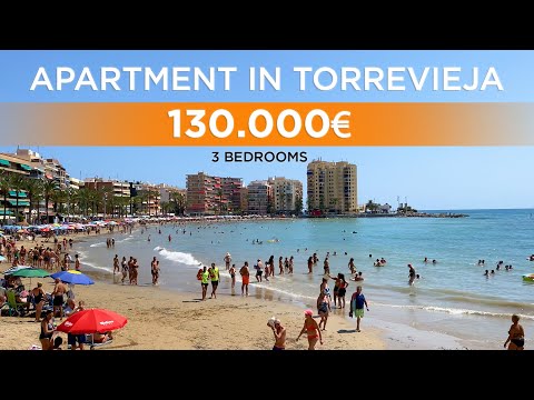 ☀️ Buy a property in Torrevieja 🌴 Apartment in Spain with 3 bedrooms in the centre of Torrevieja