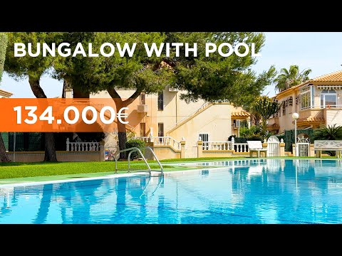 Bungalow in Spain close to the sea 🔥 Magnificent bungalow with communal pool in a gated community