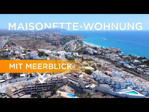 🔥 HOT OFFER 🔥 Duplex-Wohnung mit fantastischem Meer- und Bergblick in Villajoyosa in Alicante