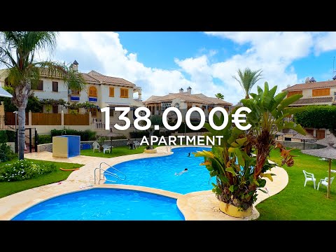 🔥138.000€🔥Apartment with communal pool in La Mariana Urbanization in Torrevieja on the Costa Blanca