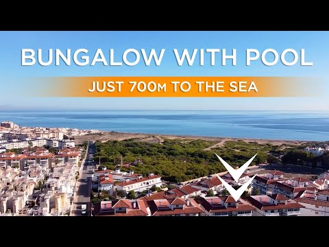 Bungalow in Spain close to the sea  🌊🌴 Bungalow with pool and a huge terrace close to the beach