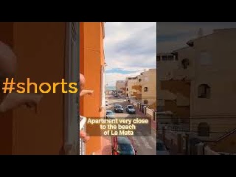 Property close to the sea 🌊🌴 Apartment very close to the beach of La Mata in Torrevieja #shorts