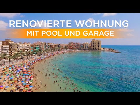 Wohnung in Spanien 🌴 Wohnung mit Touristenlizenz und Parkplatz 250m von Playa Del Cura Torrevieja