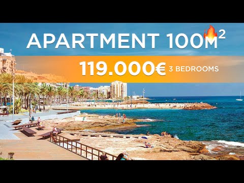 🔥LOW PRICE🔥Apartment 100м² in the center of Torrevieja with 3 bedrooms just 400m to the sea