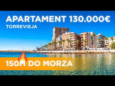 Apartament zaledwie 150 metrów od plaży Del Cura w Torrevieja 🌴