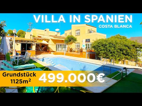 Großes Haus in Spanien 🌊🌴 Freistehende Villa zu verkaufen in Los Balcones-Los Altos, Torrevieja