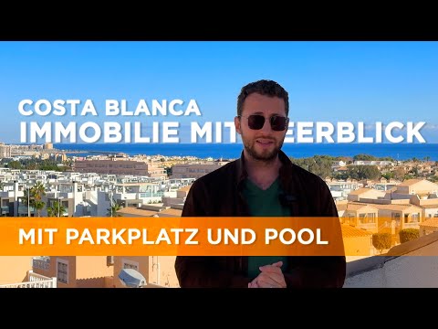 💰 Immobilien in Spanien 🌴 Penthouse an der Costa Blanca mit Meerblick + Gemeinschaftspool